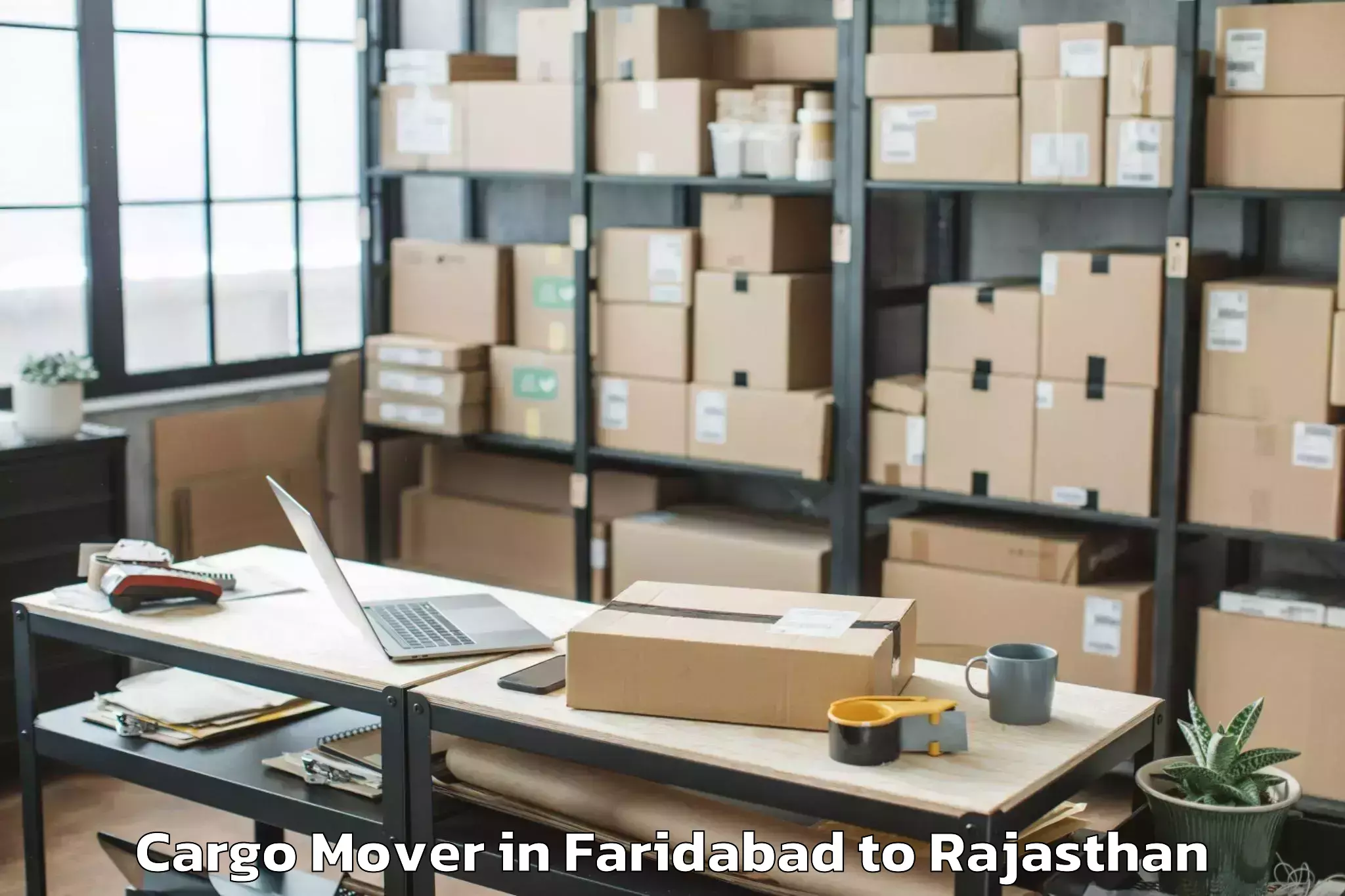 Affordable Faridabad to Kishangarh Cargo Mover